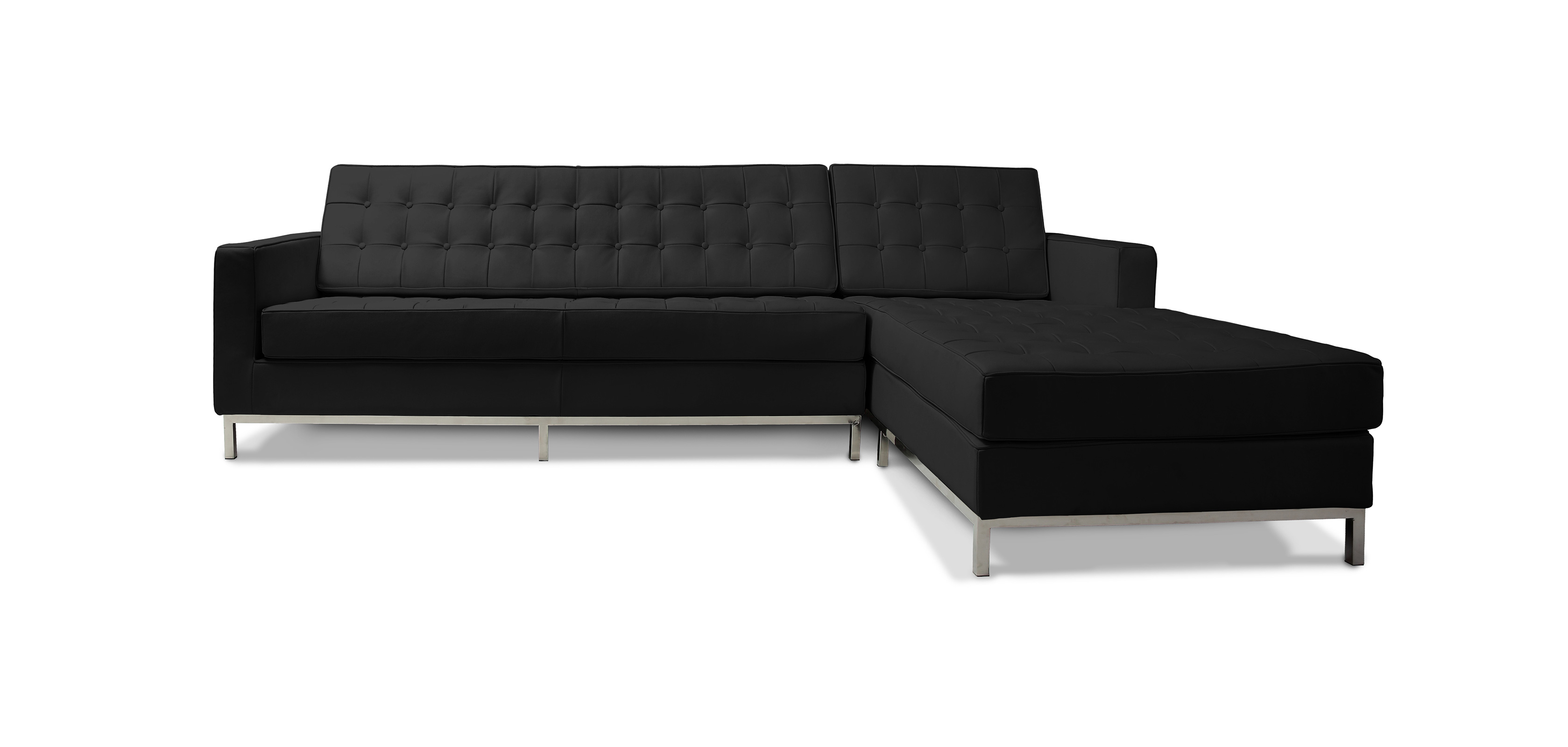 Divano angolare di design florence knoll style angolo destro ...